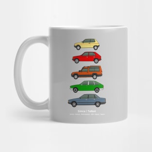 Simca Talbot classic car collection Mug